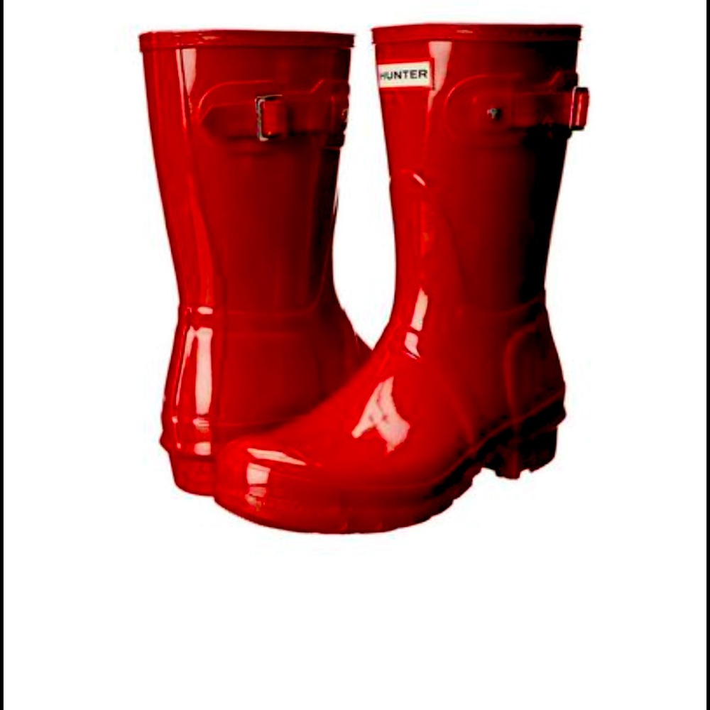 Red Hunter Rain boots High Gloss - Short